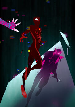 Spiderverse exhibition at Nucleus